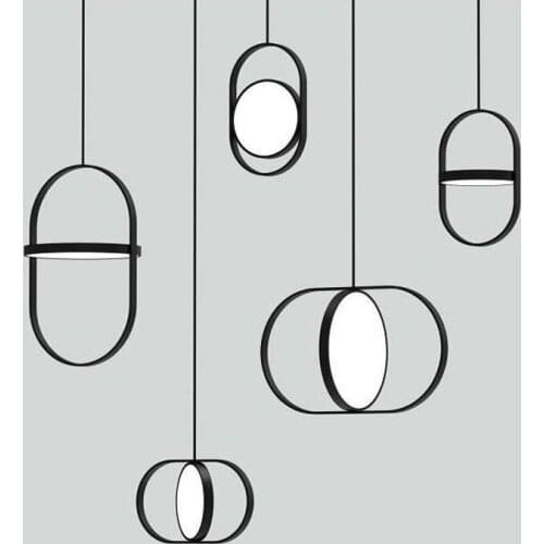 Nordic hanging ceiling lamps luminaria crystal LED pendant lights living room hanglamp luminaria pendente industrial lamp