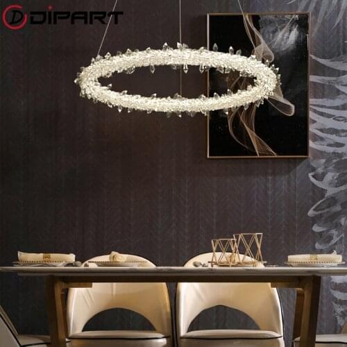 Nordic Led Chandeliers For Dining Room Living room Creative Crystal Ceiling Chandelier Lighting Hanglamp Loft Lamp lampara Moder