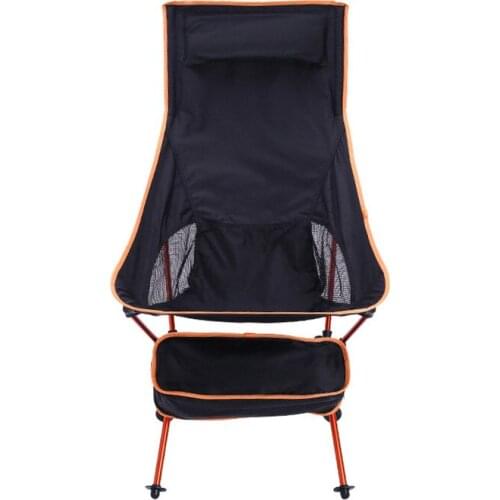 Lengthen Folding Stool Portable Outdoor Fishing Chair Camping Stool Lightweight Outdoor Aluminium Alloy Collapsible Armchair