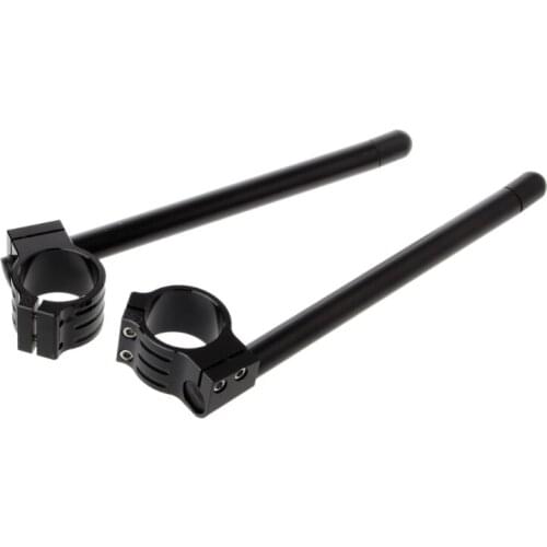 1 Pair Universal CNC 33mm 7/8" Motorcycle Clip on Ons Fork Riser Regular Handlebar Drop Ship
