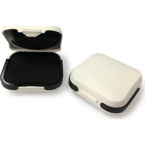 2 in Pack) Hearing Aid Storage Case Small - Hearing Aids Carrying Box Hard Holder For CIC, ITC ABS White