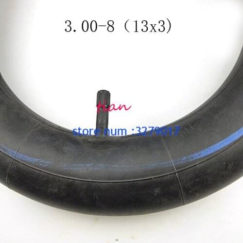 3.00-8 inner tire 3.25/3.00-8 3.25-8 13x3 universal inner tube for Gas and Electric Scooters Warehouse Vehicles Mini Motorcycle