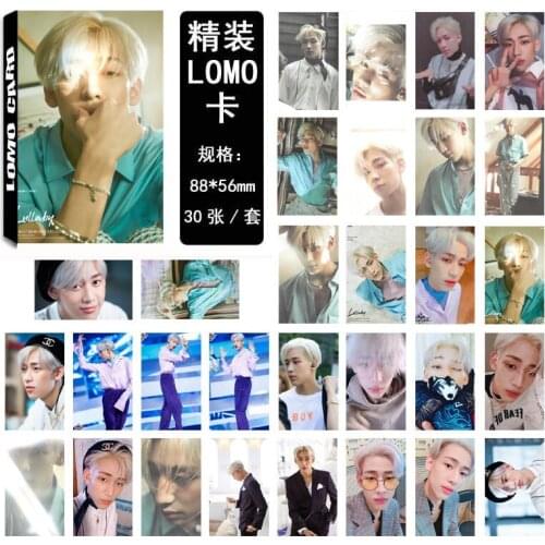30pcs/set K-pop GOT7 photocard BAMBAM Single 04 Fashion high quality GOT7 Album Photo card stationery set new arrivals promotion