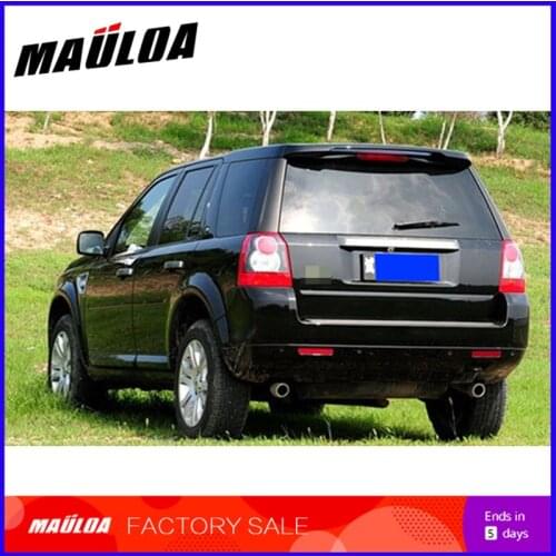 Car accessories unpainted black rear wing or black ABS for Freelander 2