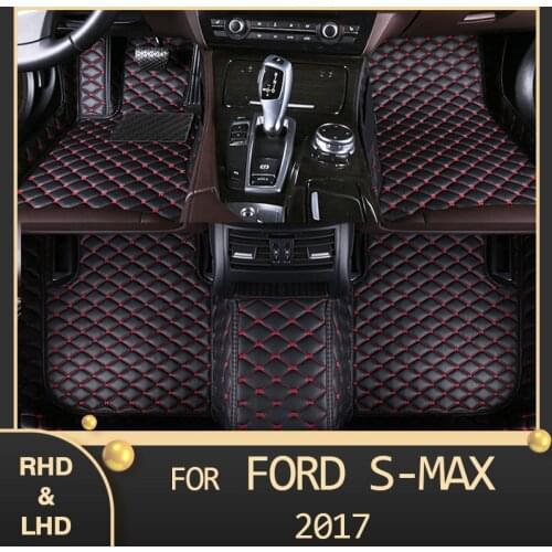 MIDOON Car floor mats for Ford S-MAX 2017 Custom auto foot Pads automobile carpet cover