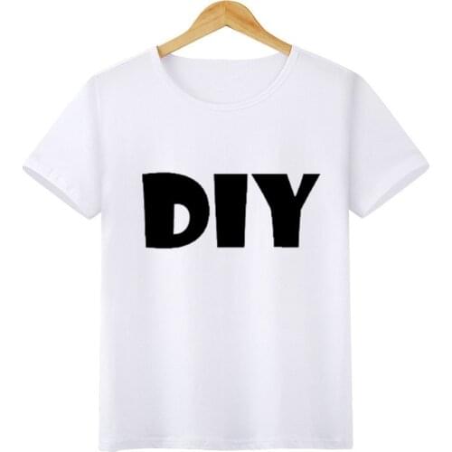 Custom kids t-shirt Printing your design DIY T-shirts Boys Girls clothes Summer tops