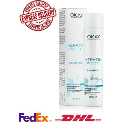 Smooth keratin repair shampoo,300ml Shiny and smooth hair FAST DELIVERY