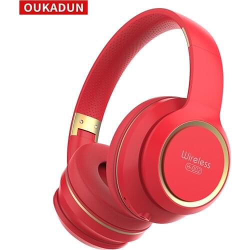 9D HIFI Stereo Foldable Wireless Earphone 5.0 Head-mounted Sports Music Bluetooth Earphone with Microphone