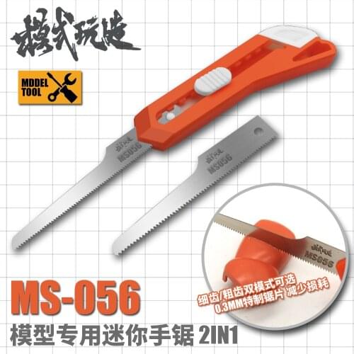 Hobby cutting tool Mini hand saw for models 2in1 Model modification hand saw