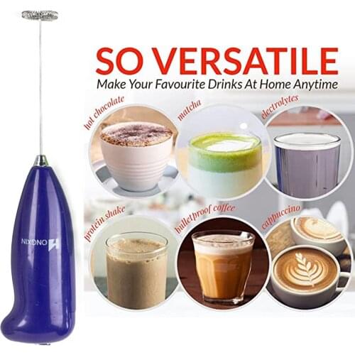 New Electric Milk Frother Egg Foam Coffee Maker Handheld Foamer Milk Foam Foamer Food Blender Mixer Electric Whisk Kitchen Tool