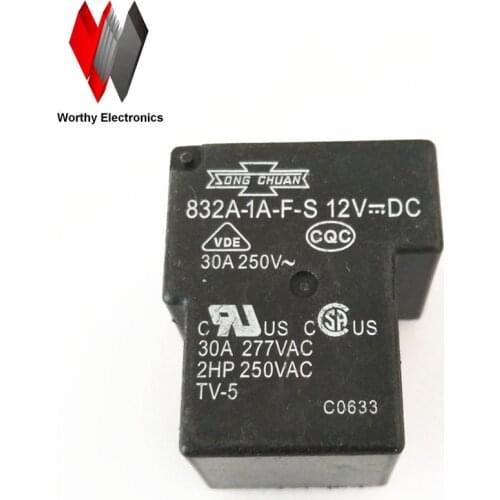 Wholesale 10pcs/lot relay 832A-1A-F-S 12VDC