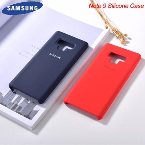 Original Note9 Liquid Silicone Case Soft-Touch Silky Finish Protective Cover For Samsung Galaxy Note 9