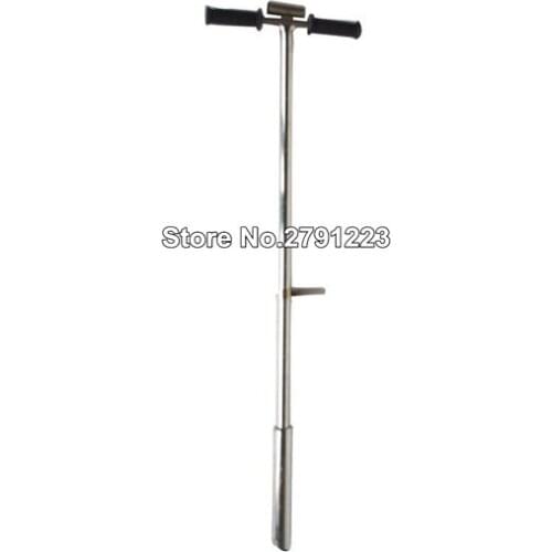 Soil Sampler Probe 40 "Stainless Steel Tubular T-Handle Style Golf Field Sampling Earth Turf Lawn Maintenance Tool
