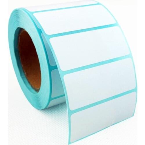 Direct Thermal Labels, 2 inch x 1 inch (50mm x 25mm), White, Permanent Adhesive, 800 Per Roll, 4 Rolls/3200 Labels