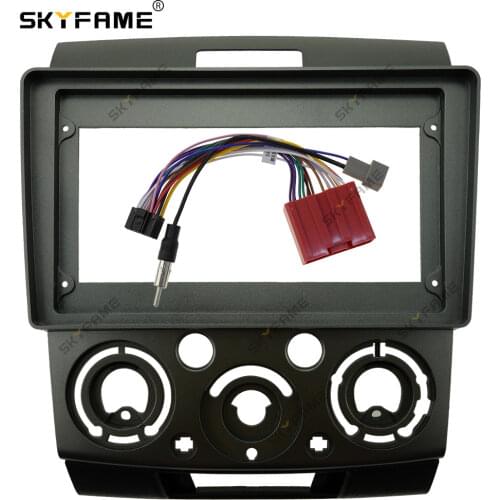 SKYFAME Car Frame Cable For MAZDA BT-50 RANGER Pickup 2006-2011 Screen Dask Kit Fascia Frame