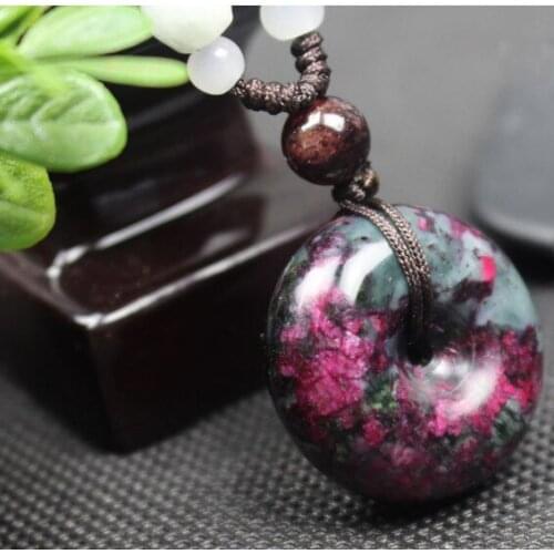 A fine jade jade peach peach jade pendant buckle natural jade lovers