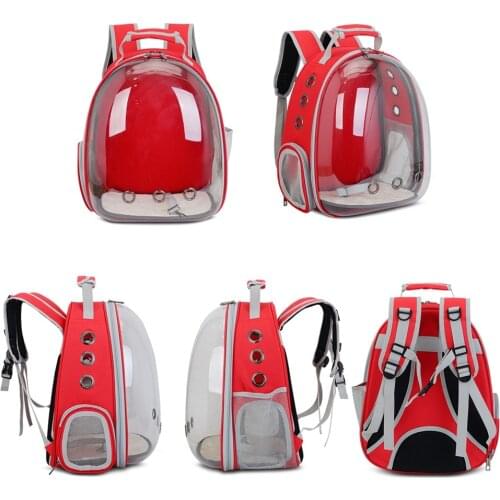 Cat Carrier Bags Breathable Pet Carriers Small Dog Cat Backpack Travel Space Capsule Cage Pet Transport Bag Carrying For Cats