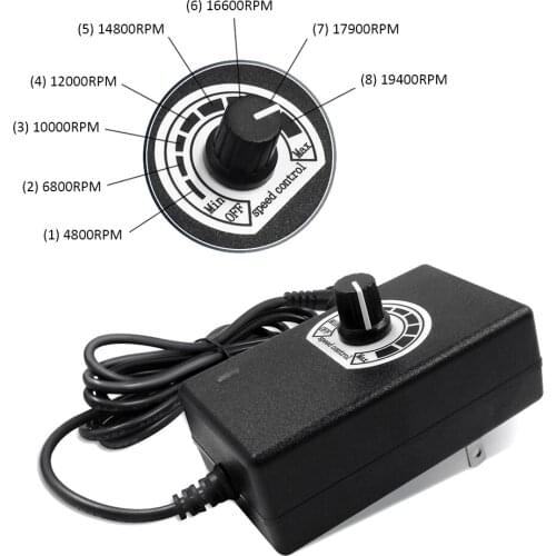 1PCS Adapter Plug EU/US For Biomaser Permanent Makeup Machine Adjust Speed Controller Tattoo Machine Accessoris