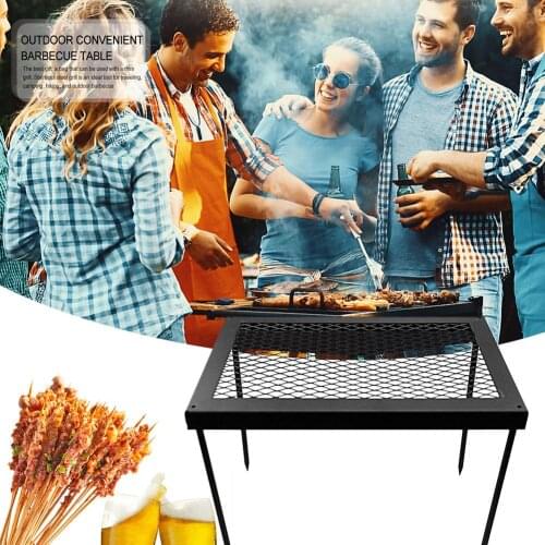32x24/30x20cm Folding Light Portable Barbecue Charcoal Mini BBQ Grill Outdoor Patio Camping Cooker BBQ Party Cooking Tools