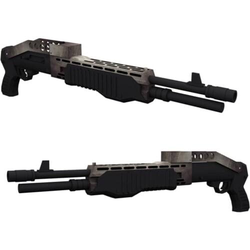 Violence Shotgun SPAS-12 Handmade DIY 3D Paper Model Can Not Launch Papercraft