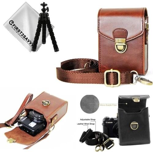 PU leather camera case bag with strap for Nikon COOLPIX A1000 A900 A S9900 S32 S30 W100