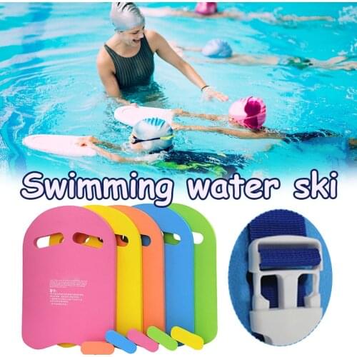 Children Swimming Kickboard Foam Back Floating Board with Buckle Belt Water Training Aid Kids Swimming Beginner Kickboard