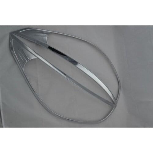 For Hyundai ix35 2010-2014 ABS Chrome Car headlight frame exterior parts sequins Car Styling Auto Accessories