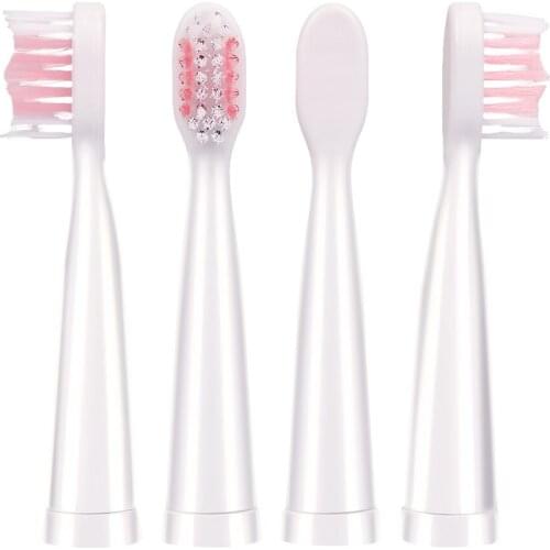 Replacement toothbrush head, Soft hair brush head, Detachable toothbrush head
