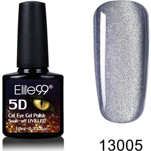Elite99 10ml 5D Cat Eye Gel Polish Soak Off Magnetic UV Gel Nail Polish Semi Permanent Gel Varnish Nail Gellak Nail Art Manicure