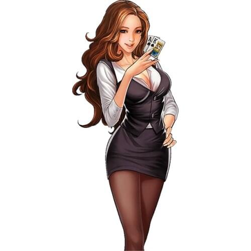 Hot Sexy Girl Colorful Car Sticker Funny Car Stickers Styling Removable Decal Vinyl Cover Scratches Auto Decoration