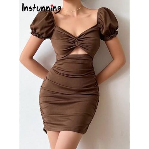 Короткие платья для женщин Instunning China At AliExpress