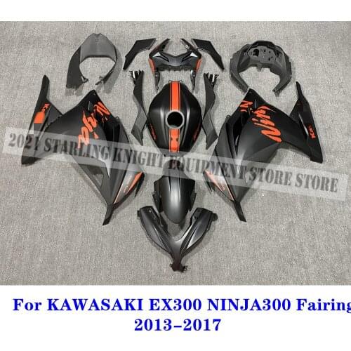 For KAWASAKI EX300 NINJA300 2013 2014 2015 2016 2017 Injection Bodywork Red Sticker New ABS Whole Motorcycle Fairings Kits 13-17
