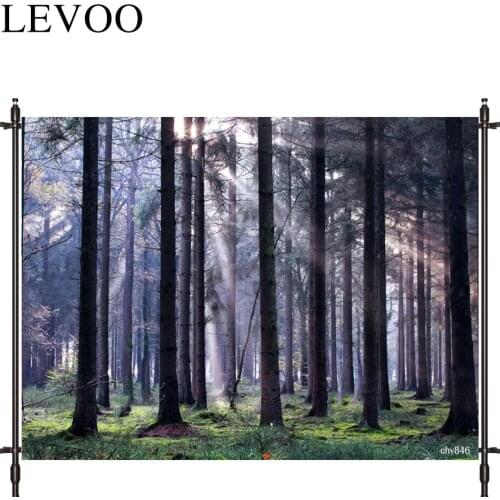 LEVOO Photography Background Forest Natural Landscape Decoration Green Backdrop For Photo Studio Photocall Vinyl Background