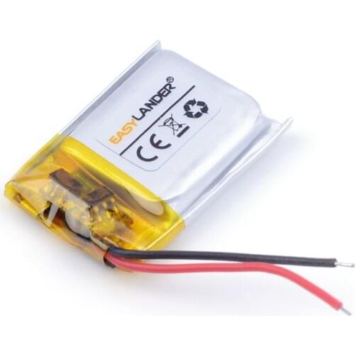 3.7v lithium ion rechargeable battery 401725 100mAh For GPS MP3 / 4 Recorder 041725 Li polymer battery for bluetooth headset