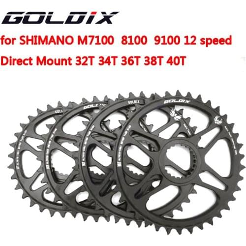Direct Mount 32T 34T 36T 38T 40T Bike chainring MTB Narrow Wide Bicycle Chainwheel for deore xt M7100 M8100 M9100 12S Crankset