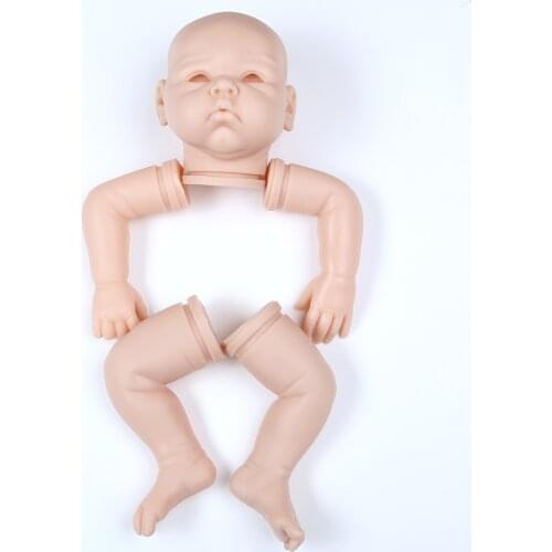 Clearance Sale 20inch reborndoll kit Paris lifelike real touch unfinished doll parts DIY fresh color