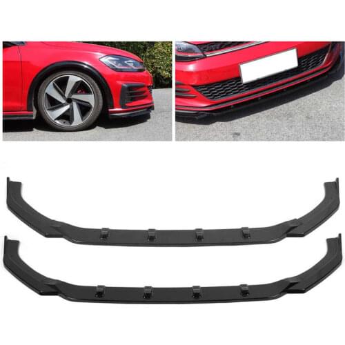3PCS/Set Front Bumper Splitter Lip for Maxton Style Replacement for VW MK7.5 2017 2018 2019 2020 car bumper