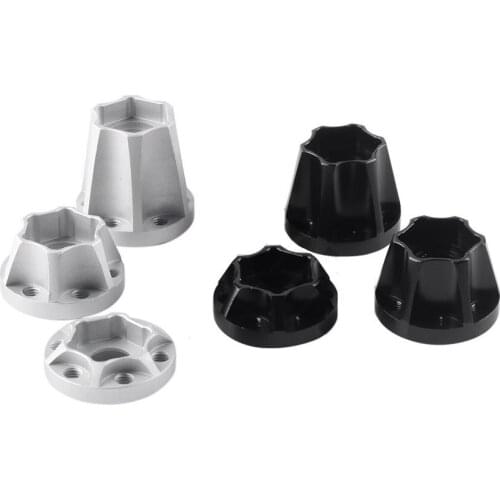 2PCS Aluminum Alloy 12mm Wheel Hex Hub for 1/10 RC Crawler 1.9 2.2 Wheel Rim Axial SCX10 Traxxas TRX4 D90