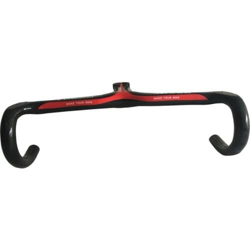 3k carbon fiber handlebar road integrated 420mm matte glossy free shipping bent bar BHL-R006