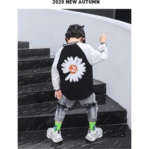 Western style sweater spring and autumn 2020 Korean new Daisy childrens fashion brand boys' spring childrens top