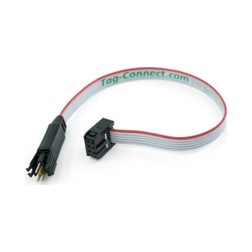 TC2030-IDC 6-Pin Tag-Connect Plug-of-Nails™ Spring-Pin Cab