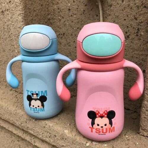 Hydro Flask Disney Thermos Stainless Steel Tumblers 12-24 Hours Childrens Gift Cup Handgrip Tsum Tsum Thermos Water Bottle