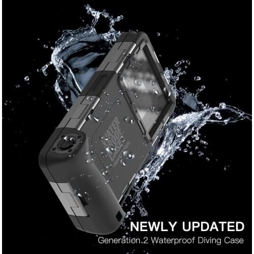 Waterproof Case For Samsung Galaxy S21 Ultra S20 Plus Note 20 Professional Diving Phone Case For Galaxy Note 10 Plus S10 Lite