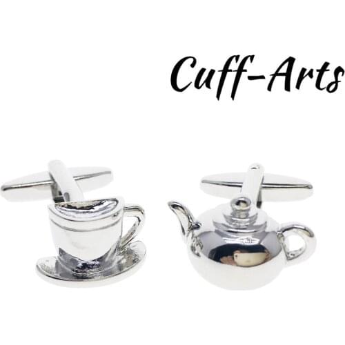 Cufflinks for Men Teacup and Teapot Cufflinks Gifts for Men Gemelos Gemelli Spinki by Cuffarts C10463