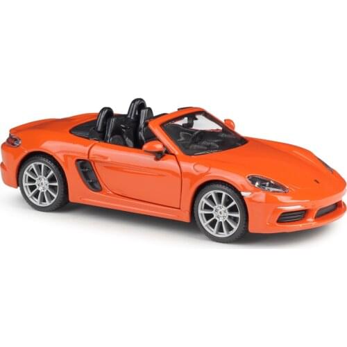 1:24 Bburago Porsche 718 Boxster 918 Carrera Macan Alloy Model Car Static Metal Model Vehicles