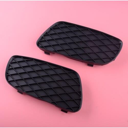 1Pair Front Left & Right Lower Grille Fog Light Lamp Cover Frame A4518260124 A4518260224 Fit For Smart Fortwo 451 2007-2013 2014