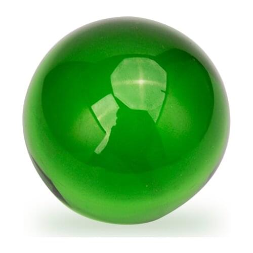 80mm Bright Green Color Feng Shui Crystal Gazing Sphere Ball for Photo Booth Props and Party Decorations
