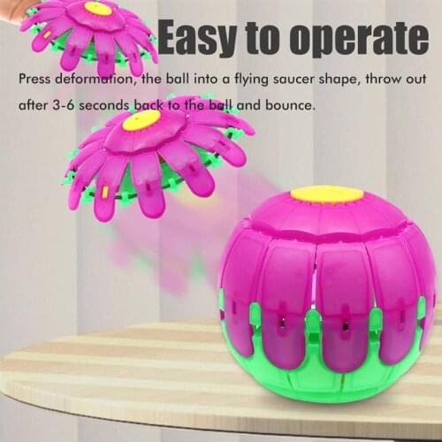 Childrens Toy Ball Decompression Deform Flying Saucer Ball Magic Stretch Exhaust Deforms The Decompression Flying Saucer Balls
