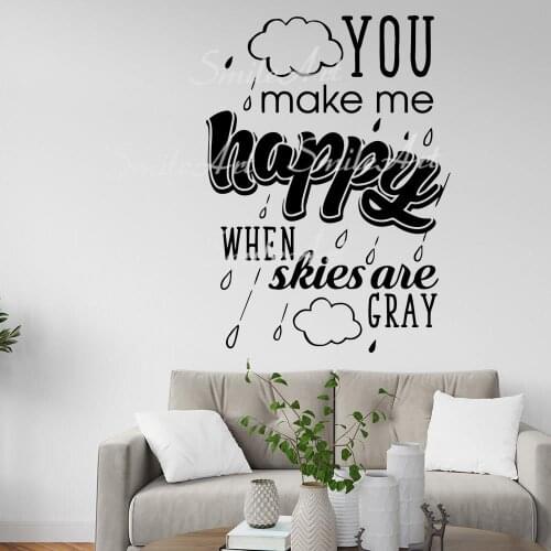Diy Sentence Cartoon Wall Decals Pvc Mural Art Diy Poster For Babys Rooms Waterproof Wall Art Decal