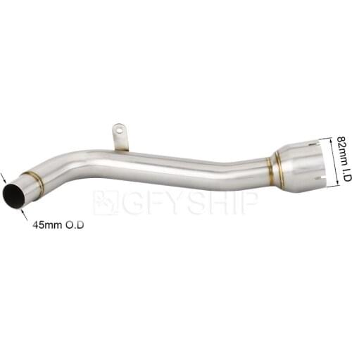 For Kawasaki VERSYS 1000 2019 2020 2021 KLZ1000 19 20 21 VERSYS 1000 Escape Decat Pipe Motorcycle Exhaust Catalyst Delete Pipe